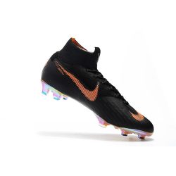 Nike Mercurial Superfly 360 Elite FG Dames - Zwart Oranje_2.jpg